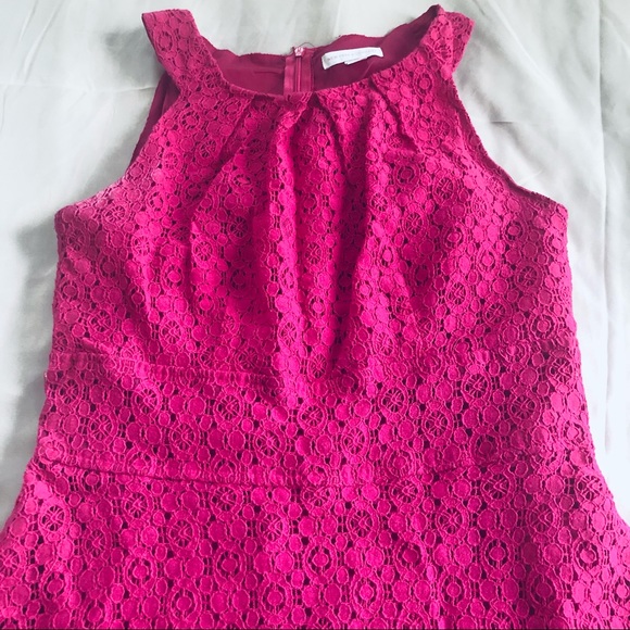 New York and Co. Dress Hot Pink - Picture 5 of 6